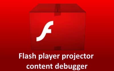 Flash player projector debugger content