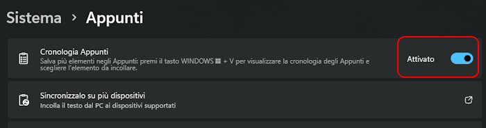 Sistema - appunti di Windows