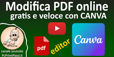 Modificare PDF online velocemente e gratuitamente con CANVA free