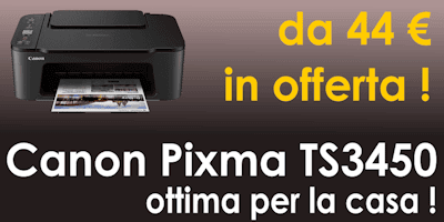 Recensione Canon Pixma TS3450, stampante multifunzione con wifi perfetta per la famiglia!